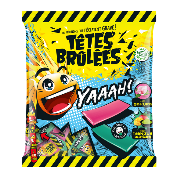 Bonbons TETES BRÛLÉES yaaah 180g