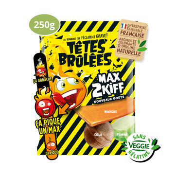 TÊTES BRÛLÉES MAX2KIFF 250G