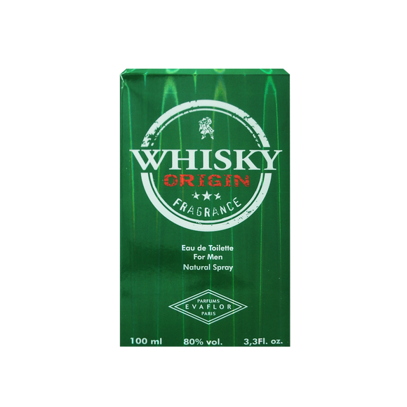Eau de toilette Homme Whisky Origin for Men EVAFLOR, 100ml