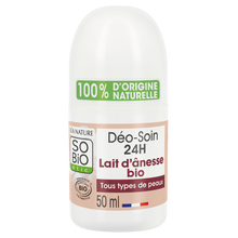 Déodorant douceur lait d'ânesse bio SO BIO, 50ml