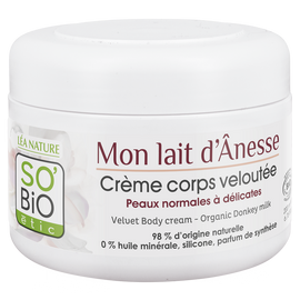 Crème corps velouté nourr.bio mon lait d'ânesse SO'BIO 200ml