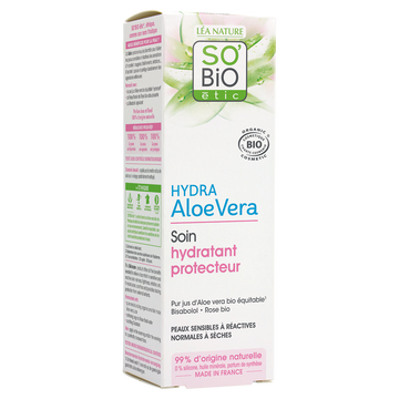 Crème visage dermo-defense Hydra Aloe vera bio SO'BIO ETIC 50ml