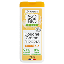 Douche karité sans sulfates SO'BIO, flacon de 650ml