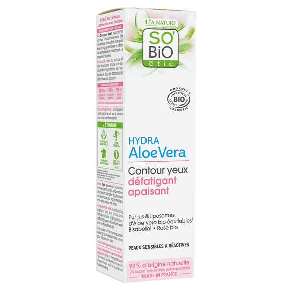 Contour des yeux Hydra Aloe Vera SO'BIO ETIC 15ml