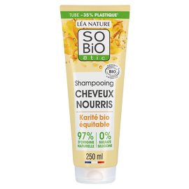 Shampooing cheveux nourris.karité et cire de jojoba SO BIO, 250ml
