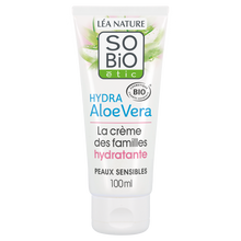 Crème hydratante hypoallergénique peaux sensibles et réactives famillebio hydra aloé véra SO'BIO ETIC, 100ml