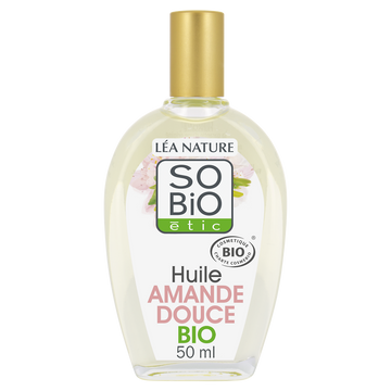 Huile végétale amande douce SO'BIO 50ml