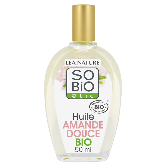 Huile végétale amande douce SO'BIO 50ml