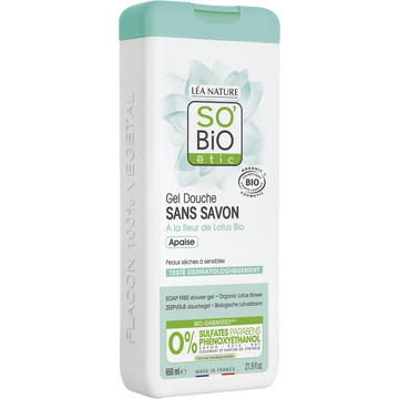 Douche sans savon à la fleur de lotus SO BIO 650ml
