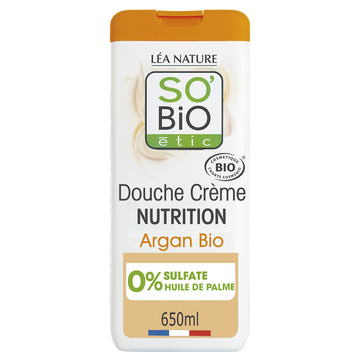 Gel douche nutrition argan coe SO BIO 650ml