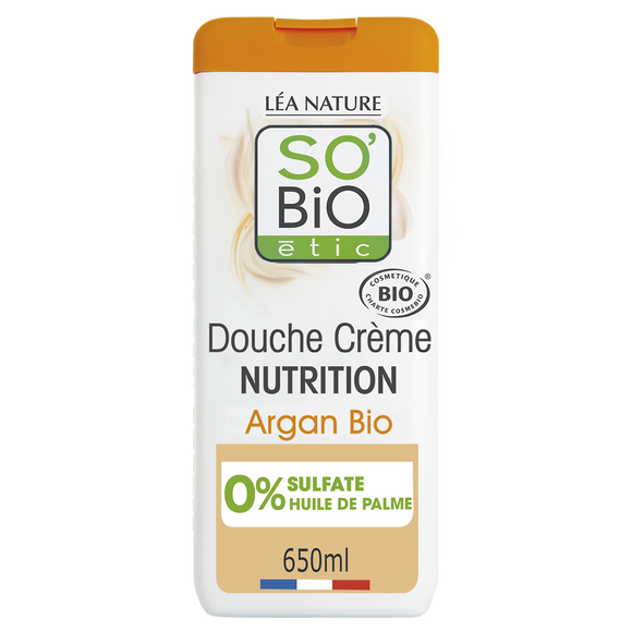 Gel douche nutrition argan coe SO BIO 650ml