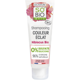 Shampooing protection cheveux colorés hibiscus SO BIO 250ml