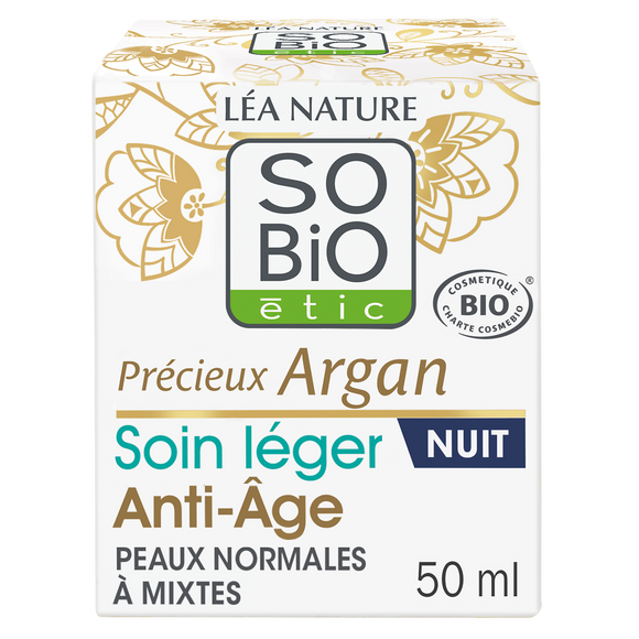 Soin léger anti-âge nuit SO BIO 50ML