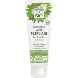 Shampooing anti pelliculaire tea tree & bisabolol SO BIO 250ml