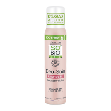 Déodorant soin hydratation lait d'amande bio SO BIO spray 100ml