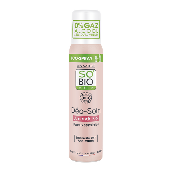 Déodorant soin hydratation lait d'amande bio SO BIO spray 100ml