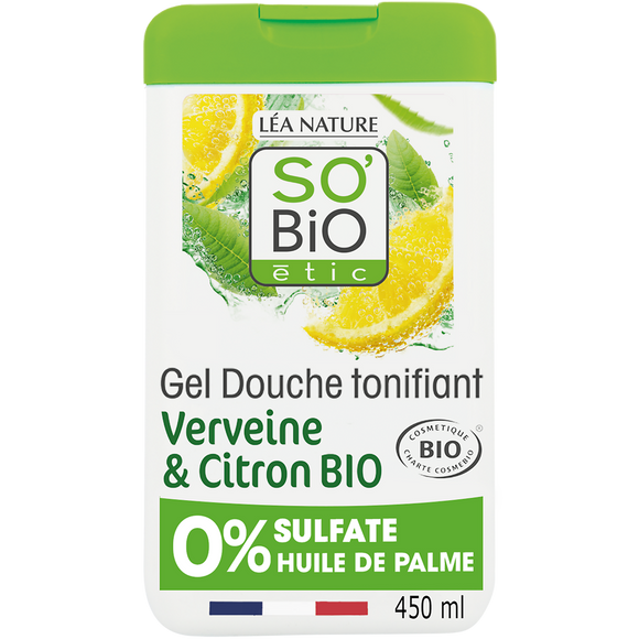 Gel douche verveine citron bio SO'BIO 450ml