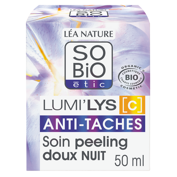 Soin nuit Peeling Anti-Tâches Lumi'Lys Coe SO BIO ETIC 50ml
