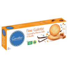 Fine galette au caramel au beurre salé et vanille GAVOTTES, 120g