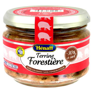 Terrine forestière HENAFF, bocal de 180g