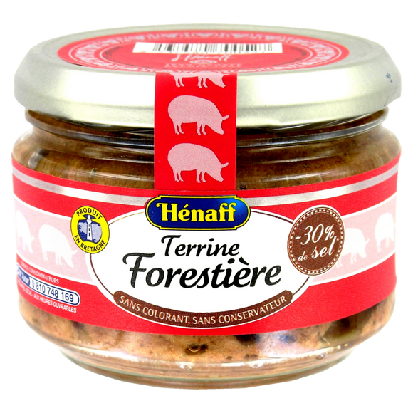 Terrine forestière HENAFF, bocal de 180g