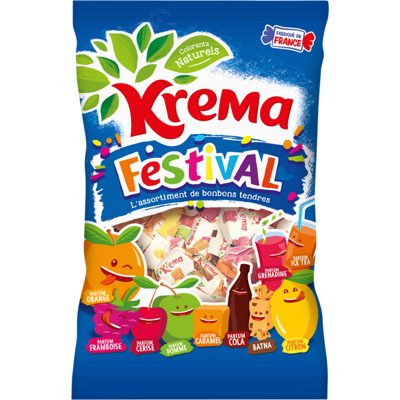 Bonbons Festival Assortiment KREMA - Sachet de 590g