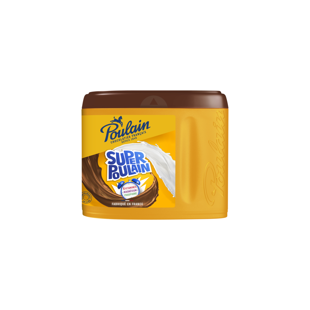 Chocolat en Poudre Super Poulain POULAIN - Boîte de 450g
