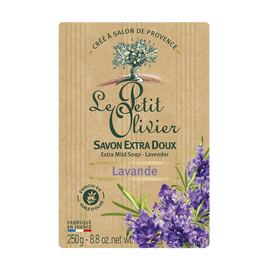 Savon parfumé lavande LE PETIT OLIVIER, 250g