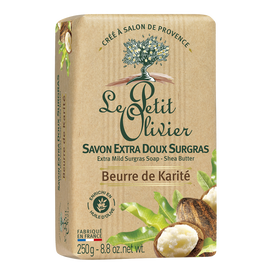 Savon extra doux au karité LE PETIT OLIVIER, 250g