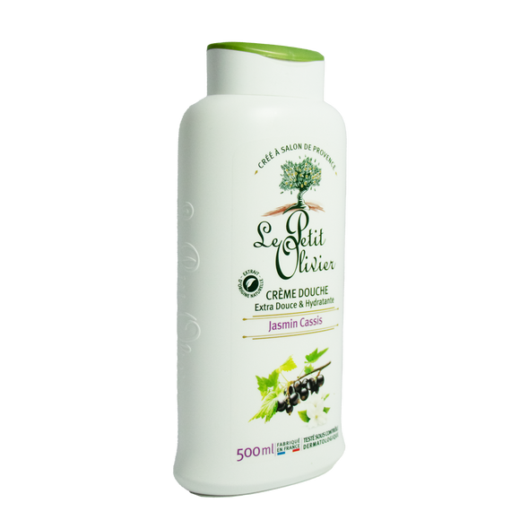 Crème douche Jasmin Cassis LE PETIT OLIVIER 500ml