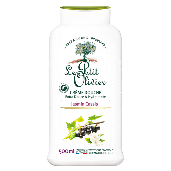 Crème douche Jasmin Cassis LE PETIT OLIVIER 500ml