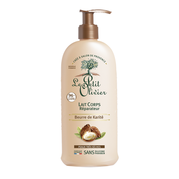 Lait corps réparateur karité LE PETIT OLIVIER, 250ml