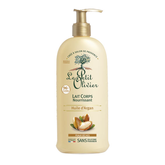 Lait corps nourrissant huile argan LE PETIT OLIVIER, 250ml