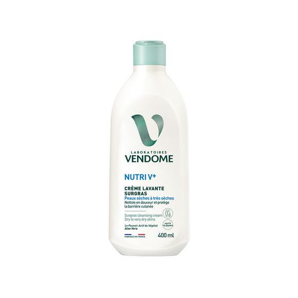 Crème lavante laboratoires VENDOME Nutri V+ surgras 400mL