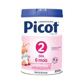 Lait infantile PICOT laboratoires 2ème âge dés 6 mois 850g
