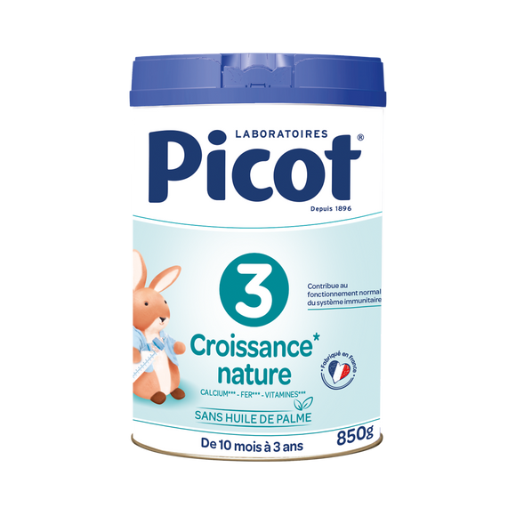 Lait infantile PICOT laboratoires croissance nature 3 850g