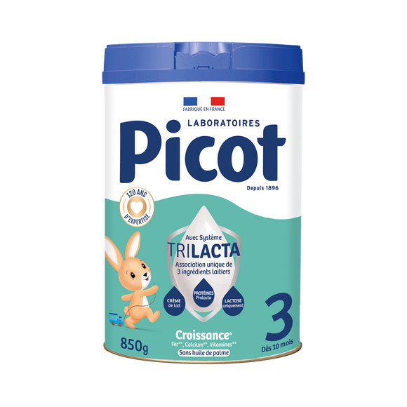 PICOT - Lait infantile croissance nature 3, dès 12 mois - 850g