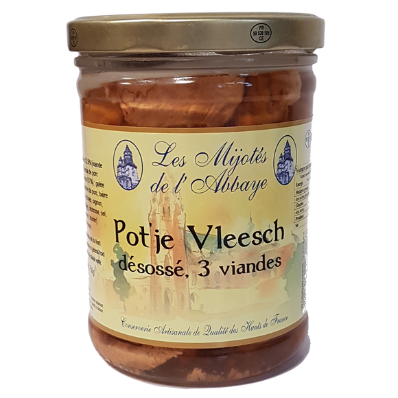 Pot'je vleesch désossé 3 viandes, 750g