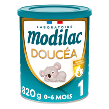 MODILAC DOUCEA - Lait 1er age sans huile de palme, de 0 à 6 mois - 820g