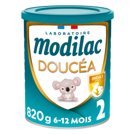 Lait 2ème age doucea sans huile de palme MODILAC, 820G