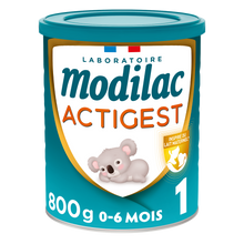 Lait infantile poudre actigest 1 lf+ 0/6 mois MODILAC 800g