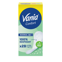 Protège-slips confort+ aloé normal VANIA Kotydia, boîte x28