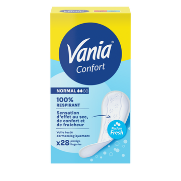 Protège-slips confort+ normal fresh Kotydia VANIA , x28