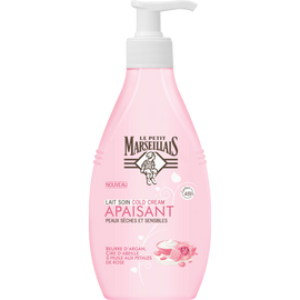 Lait cold cream cire d'abeille & huile de pétale de rose LE PETIT MARSEILLAIS, 250ml