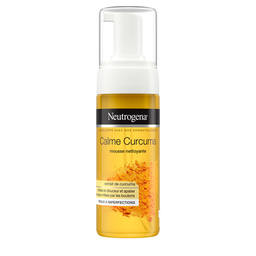 Mousse nettoyante calme curcuma NEUTROGENA, 150ml