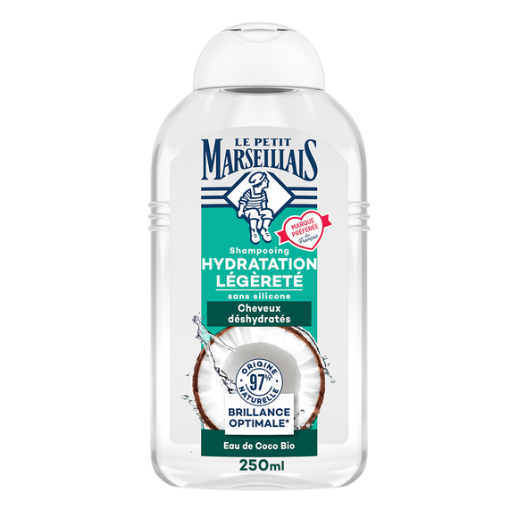 Shampooing hydratation infusion calendula et coco LE PETIT MARSEILLAIS250ml
