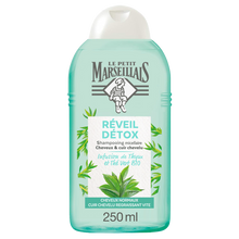 Shampooing réveil détox infusion thym&thé vert bio LE PETIT MARSEILLAIS, 250ml