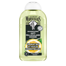 Shampooing antipelliculaire cheveux gras infusion & cedrat bio LE PETIT MARSEILLAIS, 250ml
