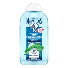 Shampooing antipelliculaire cheveux normaux infusion & menthe bio LE PETIT MARSEILLAIS, 250ml