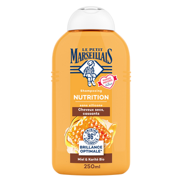 Shampooing miel&karité nutrtion LE PETIT MARSEILLAIS 250ml